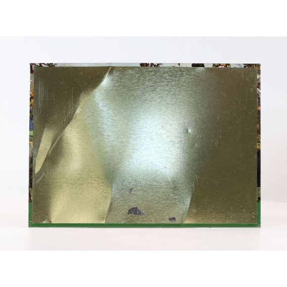 Metal Budweiser Budvar Czech 4x6 Metal Postcard Pub Scene Vintage - Picture 2 of 2